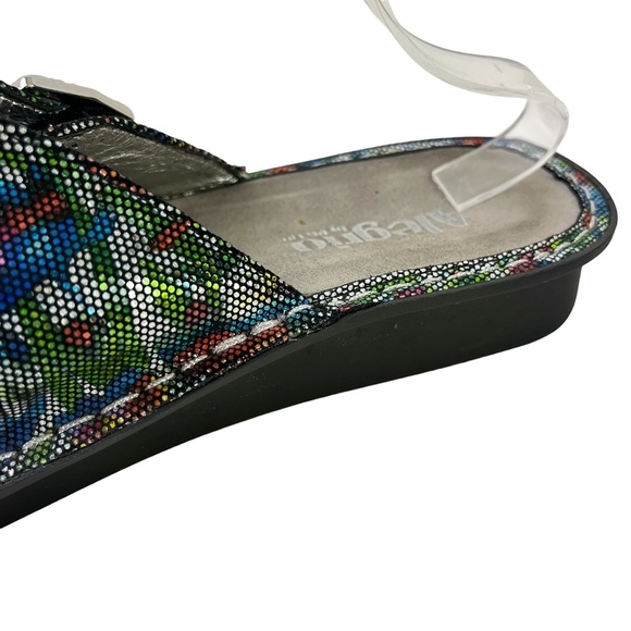 Alegria by Pg Lite Women's Val-376 Floral Colorful Genuine Leather Sandals sz 41 - Picture 10 of 16
